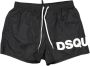 Dsquared2 Zwarte Sea Clothing Shorts met Merk Lettering Black Heren - Thumbnail 9