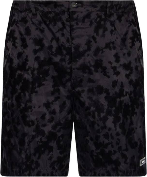 Dsquared2 Trendy Camouflage Shorts Black Heren