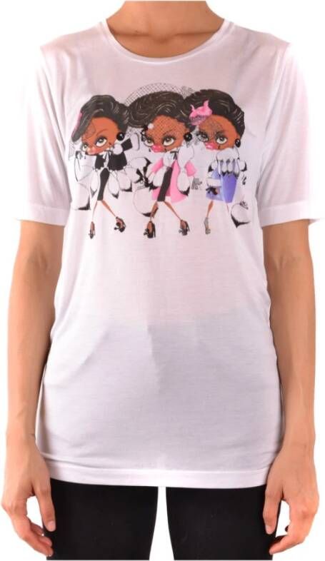 Dsquared2 T-shirt met korte mouwen White Dames