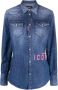 Dsquared2 LA Chemise 470 Stijlvol Overhemd Blauw Dames - Thumbnail 1