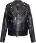 Dsquared2 Leather Jackets Zwart Heren - Thumbnail 1
