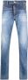 Dsquared2 Lichtblauwe spijkerbroek met verfvlekken Blauw Heren - Thumbnail 1
