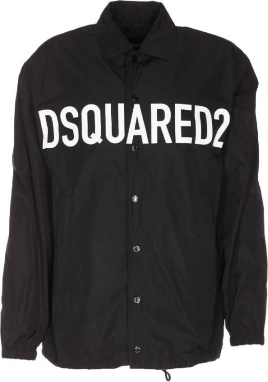Dsquared2 Light Jackets Zwart Heren