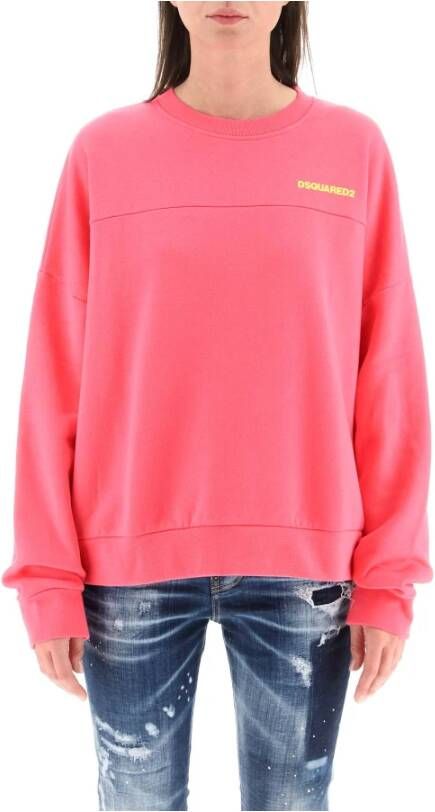 Dsquared2 Line k2 crew-neck sweatshirt Roze Dames