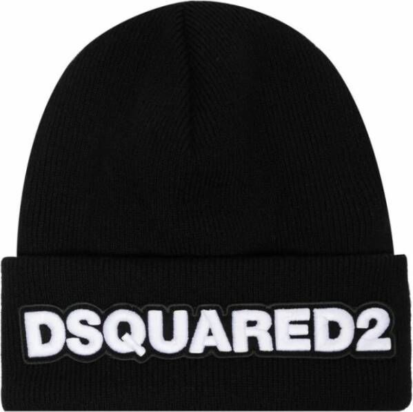 Dsquared2 Logo Beanie Zwart Heren