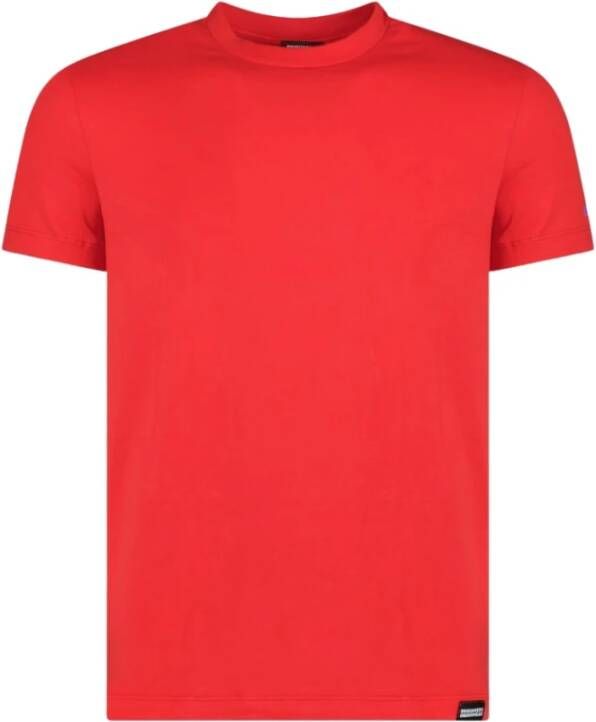 Dsquared2 Stijlvolle en Comfortabele T-Shirt Collectie voor Heren Rood Heren