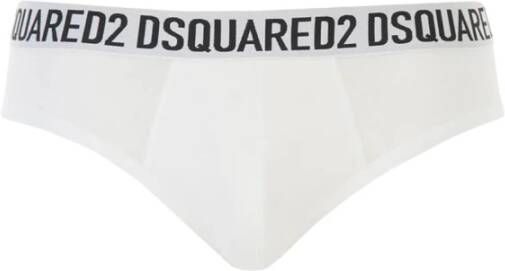 Dsquared2 Logo Intieme Briefs White Heren