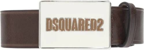 Dsquared2 Logo -riem Bruin Heren