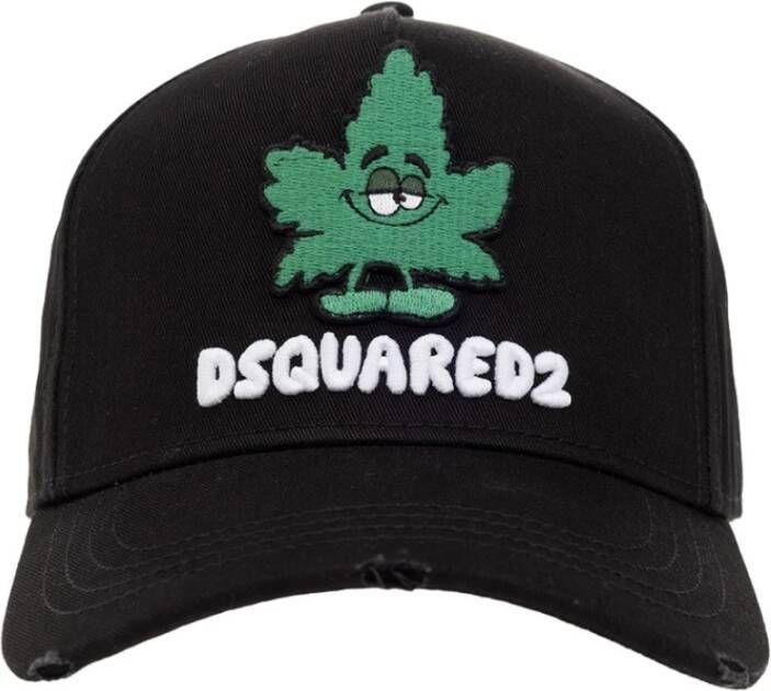 Dsquared2 Logo Sluiting Baseballpet Black Heren