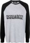 Dsquared2 Logo Sweatshirt Grijs Zwart Grijs Heren - Thumbnail 1