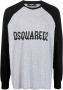 Dsquared2 Logo Sweatshirt Grijs Zwart Grijs Heren - Thumbnail 3