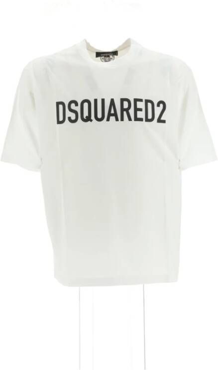 Dsquared2 Logo T-shirt White Heren