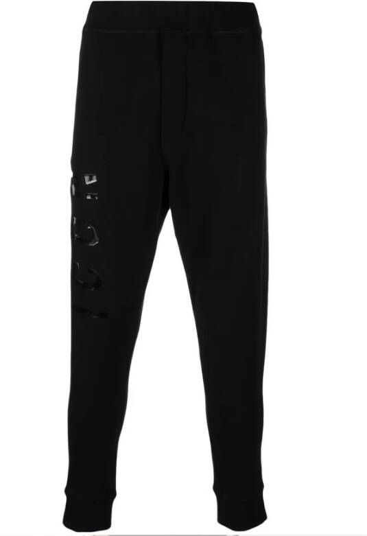 Dsquared2 Logo-trykte joggebukse Zwart Heren