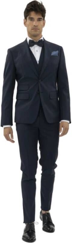 Dsquared2 London Suit Slim Fit Single-Breasted Zwart Heren