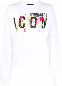 Dsquared2 Long Sleeve Tops Wit Dames