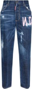 Dsquared2 Loose-fit Jeans Blauw Dames