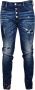 Dsquared2 Luxe Blauwe Jeans met Bloemenborduursel Blauw Heren - Thumbnail 1