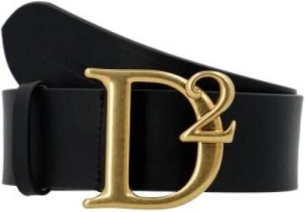 Dsquared2 Luxe Taille Riem Zwart Dames