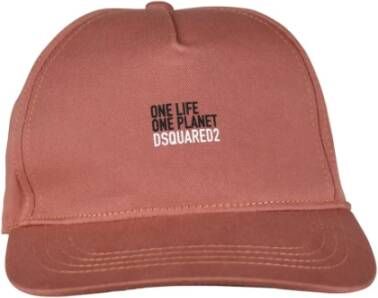 Dsquared2 Luxe Terracotta Cap One Life One Planet Rood Heren