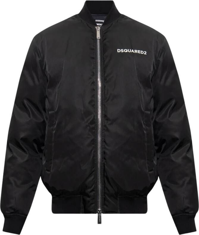 Dsquared2 Gewatteerde jas van nylon Black Heren