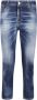 Dsquared2 Marineblauwe Cropped Jeans voor Stoere Meiden Blauw Dames - Thumbnail 1