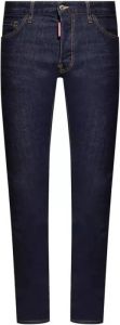 Dsquared2 Marineblauwe Jeans met Tapered Legs Blauw Heren