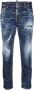 Dsquared2 Marineblauwe Slim-Fit Cropped Jeans Blauw Dames - Thumbnail 1