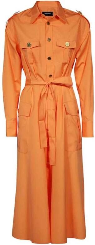 Dsquared2 Maxi Dresses Oranje Dames