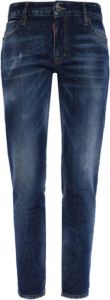 Dsquared2 Medium Taille Twiggy Jeans Blauw Dames