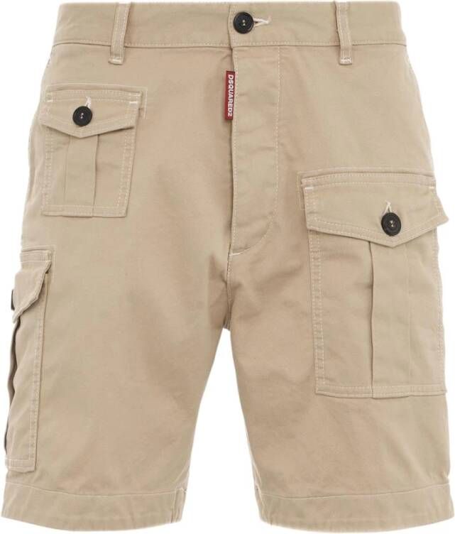 Dsquared2 Men Clothing Shorts Beige Heren