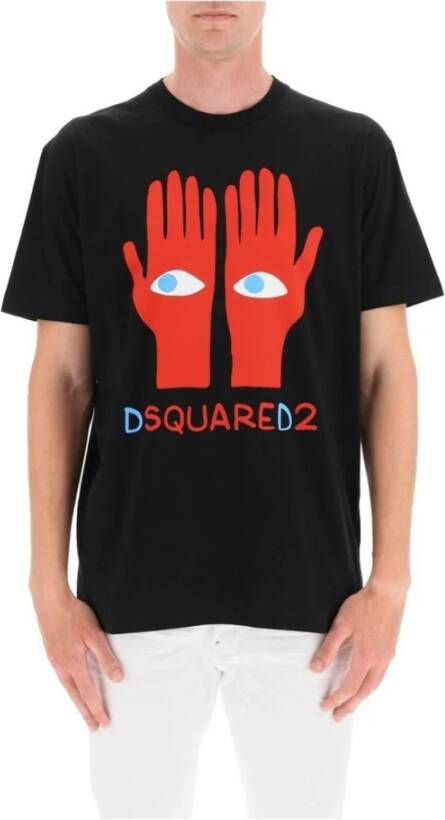 Dsquared2 Men's Top Zwart Heren