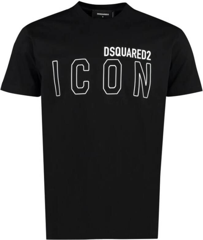 Dsquared2 Zwart Slim Fit Ronde Hals T-Shirt Black Heren - Foto 6
