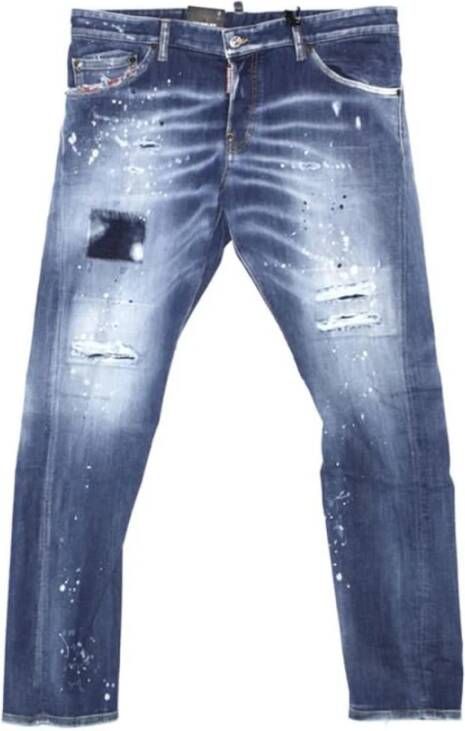 Dsquared2 Men's Denim Blauw Heren