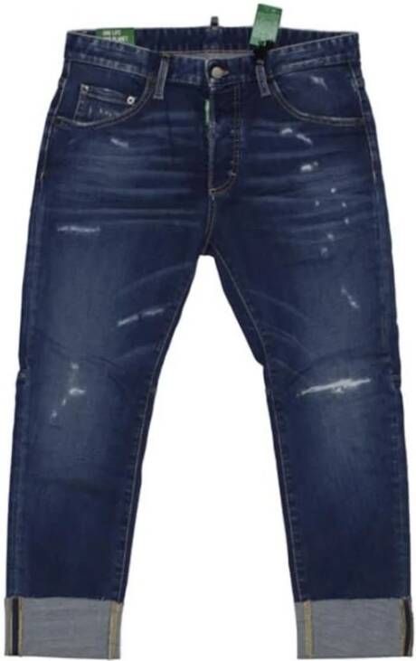 Dsquared2 Men's Denim Blauw Heren