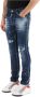 Dsquared2 Trendy Slim-Fit Heren Jeans Blue Heren - Thumbnail 12