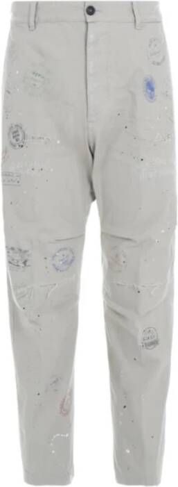 Dsquared2 Men's Trouser Wit Heren