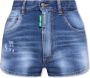 Dsquared2 Met hoge taille denim shorts Blauw Dames - Thumbnail 1