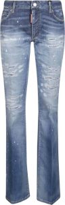 Dsquared2 MID Waist Flare Jeans Blauw Dames