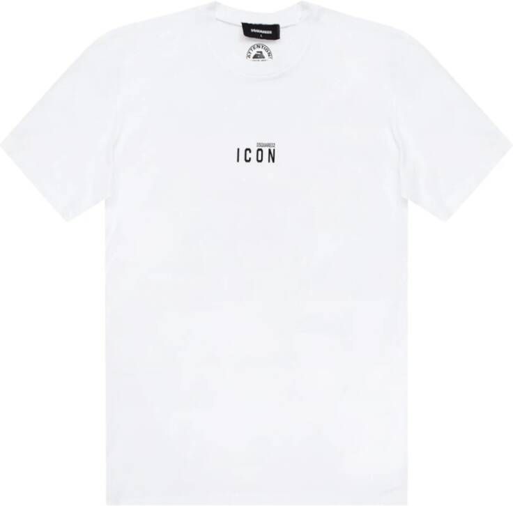 Dsquared2 Mini-icoon Cool T-shirt Wit Heren