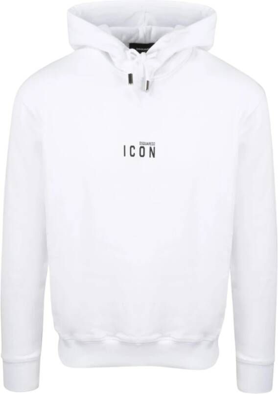 Dsquared2 Witte Iconische Hoodie voor Heren White Heren