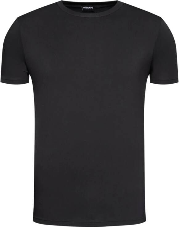 Dsquared2 Modal Blend T-Shirt Set met Ketting Zwart Heren