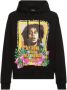 Dsquared2 Zwarte Oversized Hoodie met Bob Marley Print Black Heren - Thumbnail 1