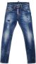 Dsquared2 Slim-Cut Distressed Blauwe Jeans Blauw Heren - Thumbnail 5