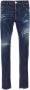 Dsquared2 Donkere Gescheurde Wassing Cool Guy Jeans Blue Heren - Thumbnail 4