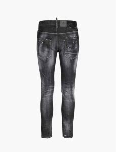 Dsquared2 Moderne Slim-Fit Skater Jeans Zwart Heren