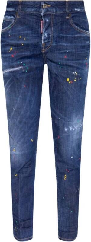Dsquared2 Modieuze en veelzijdige Skinny Jeans voor vrouwen Blauw Dames
