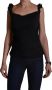 Dsquared2 Mouwloos T-shirt Zwart Dames - Thumbnail 1