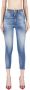 Dsquared2 Navy Blauwe Cropped Jeans Blauw Dames - Thumbnail 3