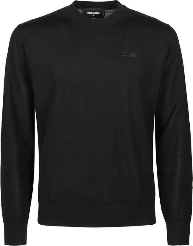 Dsquared2 Neon Sweater Zwart Heren