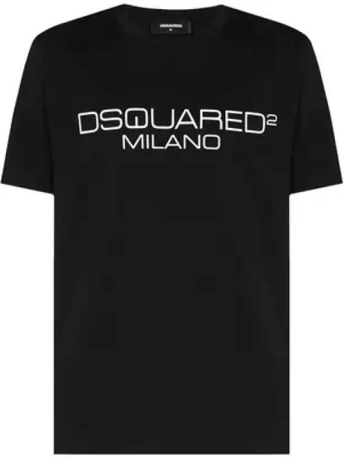 Zwart dsquared outlet shirt